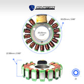 Estator Yamaha Timberwolf 250 Yfb250fw Yfb250 (1994-2000)
